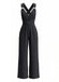 1970s V Neck Belted Vintage Jumpsuit 4