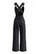 1970s V Neck Belted Vintage Jumpsuit 5