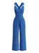 1970s V Neck Belted Vintage Jumpsuit 7