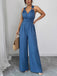1970s V Neck Belted Vintage Jumpsuit 9