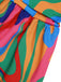 1970s Psychedelic Print VNeck Dress | 1970s | vintage dress, retro fashion