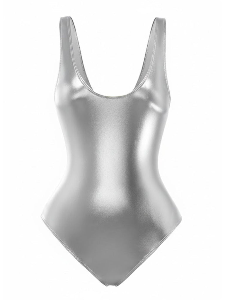 1970s Scoop One Piece Vintage Swimsuit, vintage swimsuit, pin-up swimwear - perfect for women who love vintage and retro fashion