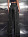 1970s Sequin Loose Flowy Wide-Leg Pants - vintage fashion, retro style