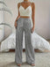 1970s Sequin Loose Flowy Wide-Leg Pants - vintage fashion, retro style