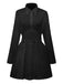 1970s Sheer Solid Shirt Dress - vintage dress, retro fashion