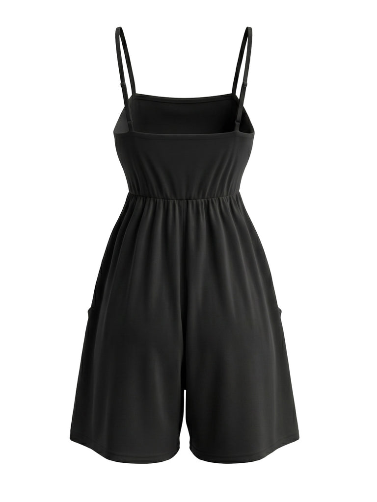 1970s Square Neck Vintage Classic Jumpsuit 4