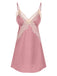 1970s Spaghetti Strap Lace Patchwork Nightgown — a 1970s silhouette that turns sidewalks into runways