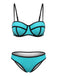 1970s Spaghetti Strap Vintage Tankini, vintage fashion, retro style - perfect for women who love vintage and retro fashion