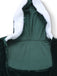 1980s Christmas Fur Trim Hooded Velvet Dress - vintage dress, retro fashion