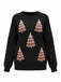 1980s Christmas Tree Sequin Sweater - vintage fashion, retro style