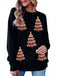 1980s Christmas Tree Sequin Sweater - vintage fashion, retro style