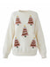 1980s Christmas Tree Sequin Sweater - vintage fashion, retro style