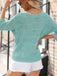 1980s Crocheted Open-Knit Off-Shoulder Cover-Up - bohemian cover up, beach wear for vintage lovers