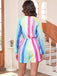1980s Colorful Striped Sequined V-Neck Romper - vintage jumpsuit, retro fashion