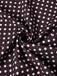 Brown 1980s V-Neck Polka Dot Tie Spaghetti Strap Dress - vintage dress, retro fashion