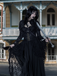 1980s Gigot Sleeve Victorian Lace Dress, vintage dress, retro fashion - vintage inspired fashion