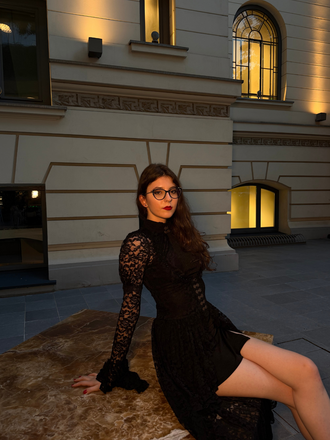 Black 1980s Gigot Sleeve Victorian Lace Dress, vintage dress, retro fashion, lace detail - perfect for women who love vintage and retro fashion