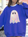1980s Halloween Ghost Pumpkin Vintage Sweatshirt - vintage fashion, retro style