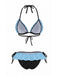 1980s-Halter-Contrast-Polka-Dot-Ruffle-Trim-Bikini-Set, vintage, retro, swimwear