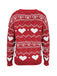 1980s Heart Pattern Valentine's Sweater - vintage fashion, retro style
