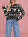 1980s Heart Pattern Valentine's Sweater - vintage fashion, retro style