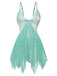 1980s Lace Satin Ribbon Babydoll Lingerie Set - vintage fashion, retro style