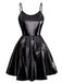 1980s Metallic Spaghetti Strap Party Dress - vintage dress, retro fashion