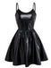 1980s Metallic Spaghetti Strap Party Dress - vintage dress, retro fashion