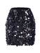1980s Party Sequined Mini Pencil Skirt, vintage skirt, retro style - perfect for women who love vintage and retro fashion