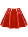 1980s Patent Leather Pleated Mini Skirt: 1980s grace for the woman who dances through life