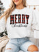 1980s Plaid Letter Christmas Sweatshirt - vintage fashion, retro style