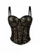 1980s Punk Sequin Boned Corset - vintage fashion, retro style