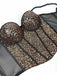 1980s Punk Sequin Boned Corset - vintage fashion, retro style