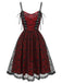 1980s Skull Pattern Gothic Style Dress: timeless style reimagined