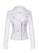 1980s Solid Lapel Suede Leather Jacket - vintage fashion, retro style