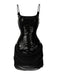 1980s Solid Sequined Patchwork Mini Dress - vintage dress, retro fashion