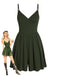 1980s Solid Spaghetti Strap V-Neck Romper - vintage jumpsuit, retro fashion