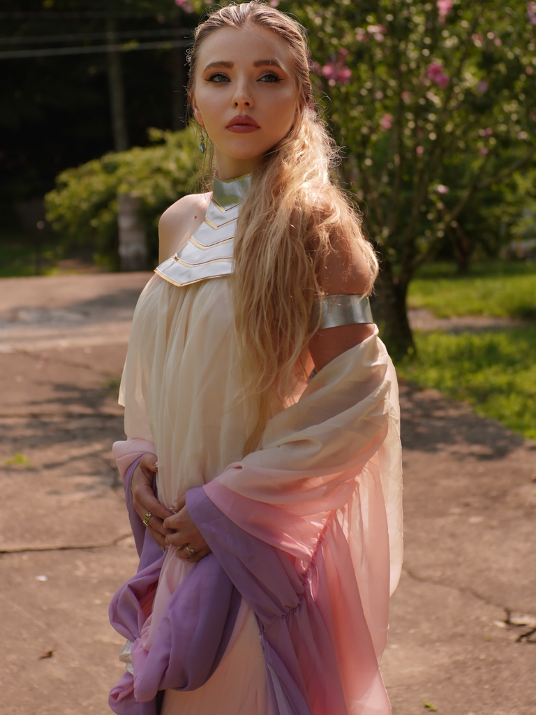 1980s Star Wars Amidala Ombre Gradient Dress, vintage dress, retro fashion - vintage inspired fashion