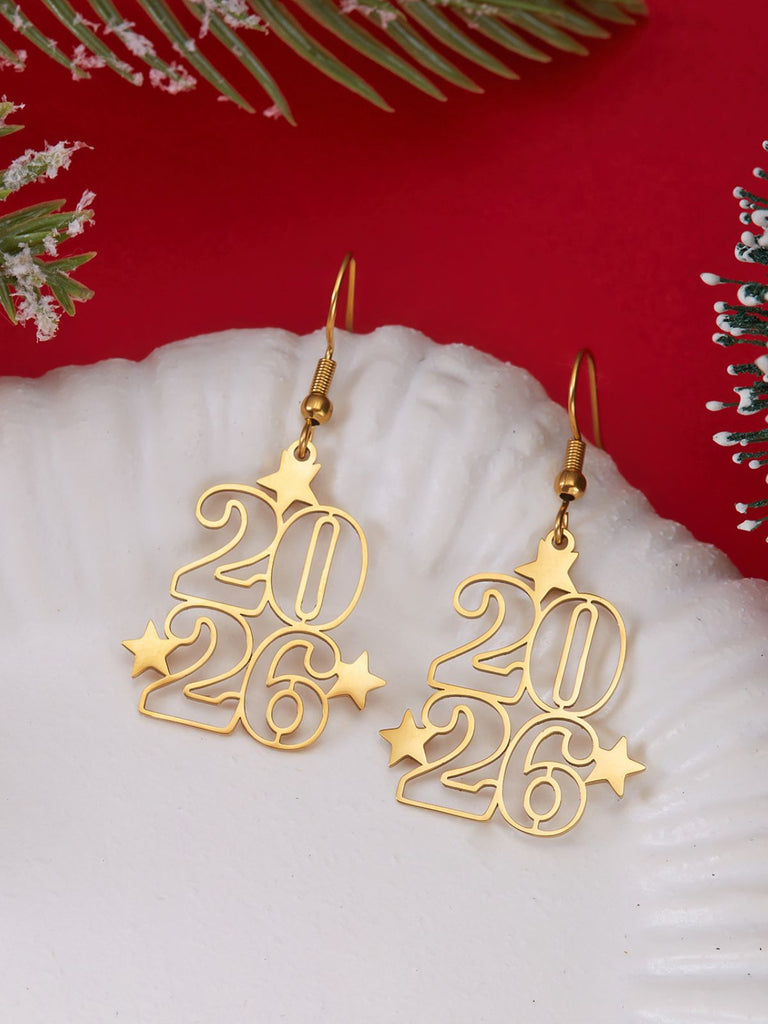 2026 Hollow-Out Alloy Drop Earrings - vintage fashion, retro style