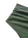 2PCS 1940s Solid Boho Ruffled Skirt Swimsuit - vintage skirt, retro style