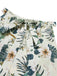 2PCS 1950s Floral Print Halter Top & Belted Shorts, vintage top, retro blouse - perfect for women who love vintage and retro fashion