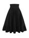 2PCS 1950s Off-Shoulder Knitted Sweater & Bow Skirt - vintage skirt, retro style