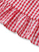 2PCS 1950s Plaid Ruffled Bow Vest & Shorts - vintage fashion, retro style