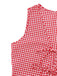 2PCS 1950s Plaid V-Neck Bind Vest & Shorts - vintage fashion, retro style