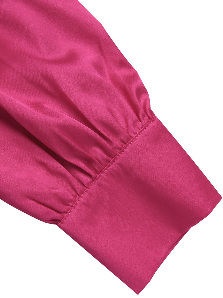 2PCS 1950s Puff Sleeves Top & Short, vintage top, retro blouse - perfect for women who love vintage and retro fashion