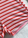 2PCS 1950s Striped Terry Halter Bikini & Shorts - vintage swimwear, retro beach style for women