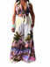 2PCS 1950s Tropical Style Halter Top & Pants - vintage fashion, retro style