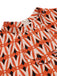 2PCS 1960s Orange Blouse & Tweed Mini Dress — a 1960s silhouette that turns sidewalks into runways