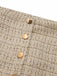 2PCS 1960s Tweed Cropped Coat & A-Line Skirt — 1960s sophistication that wraps her in quiet power