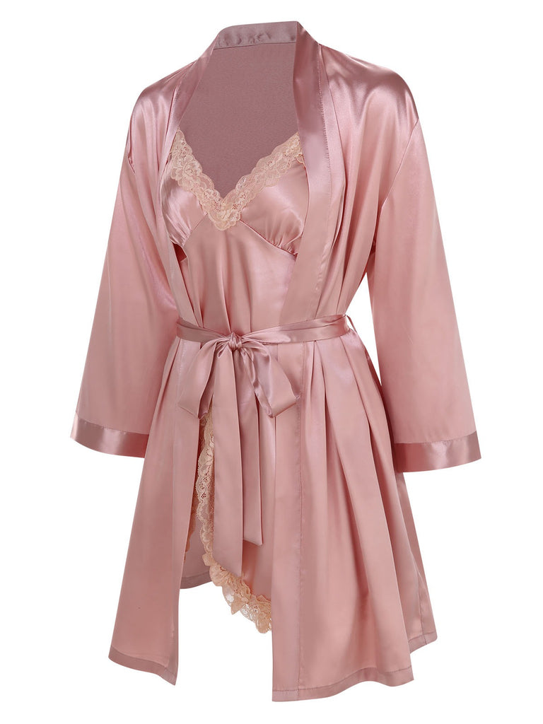 2PCS 1970s Lace Suspender Nightdress | 1970s | vintage dress, retro fashion